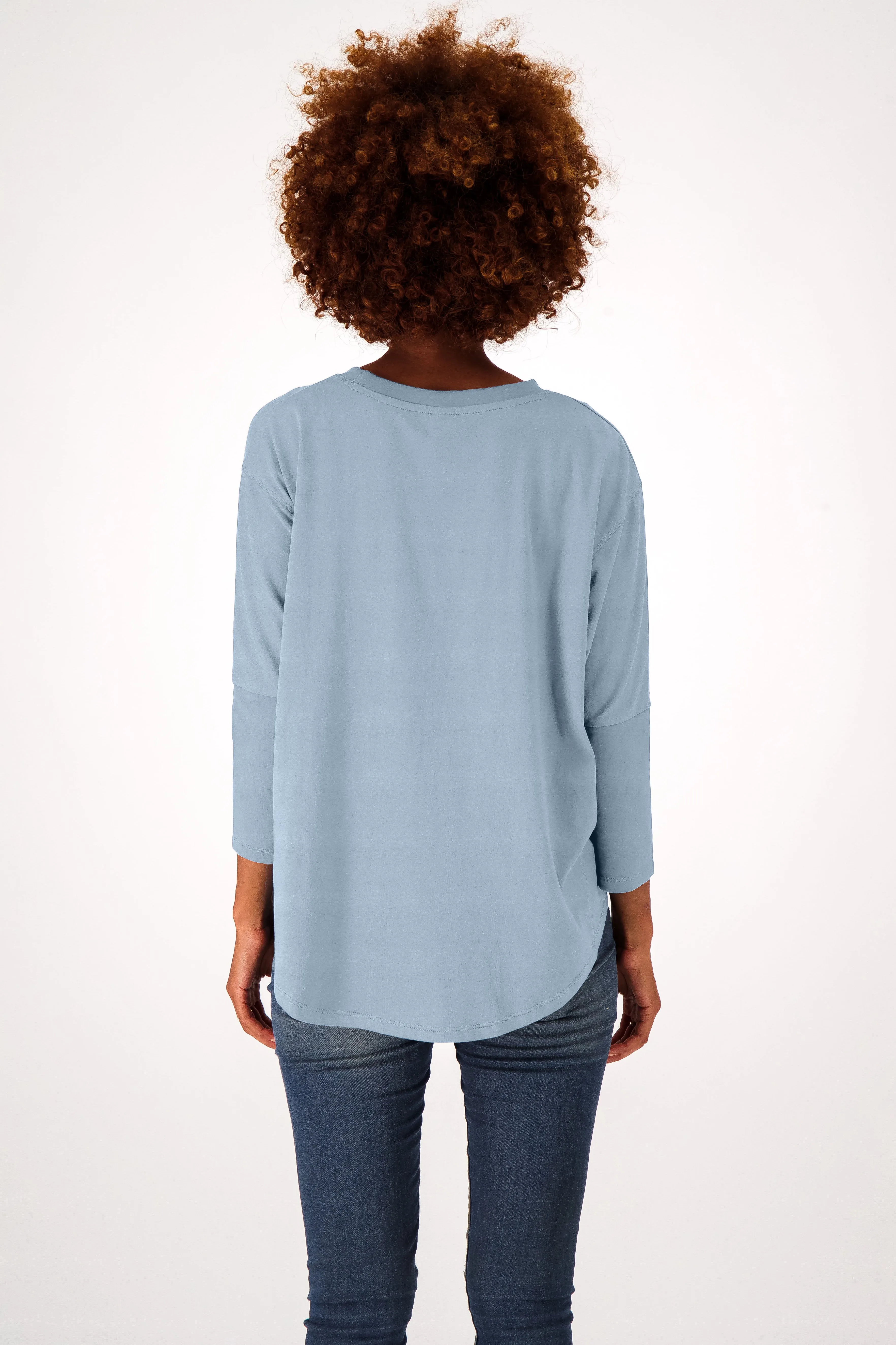 The Relaxed Fit Eco-Batwing Tee 