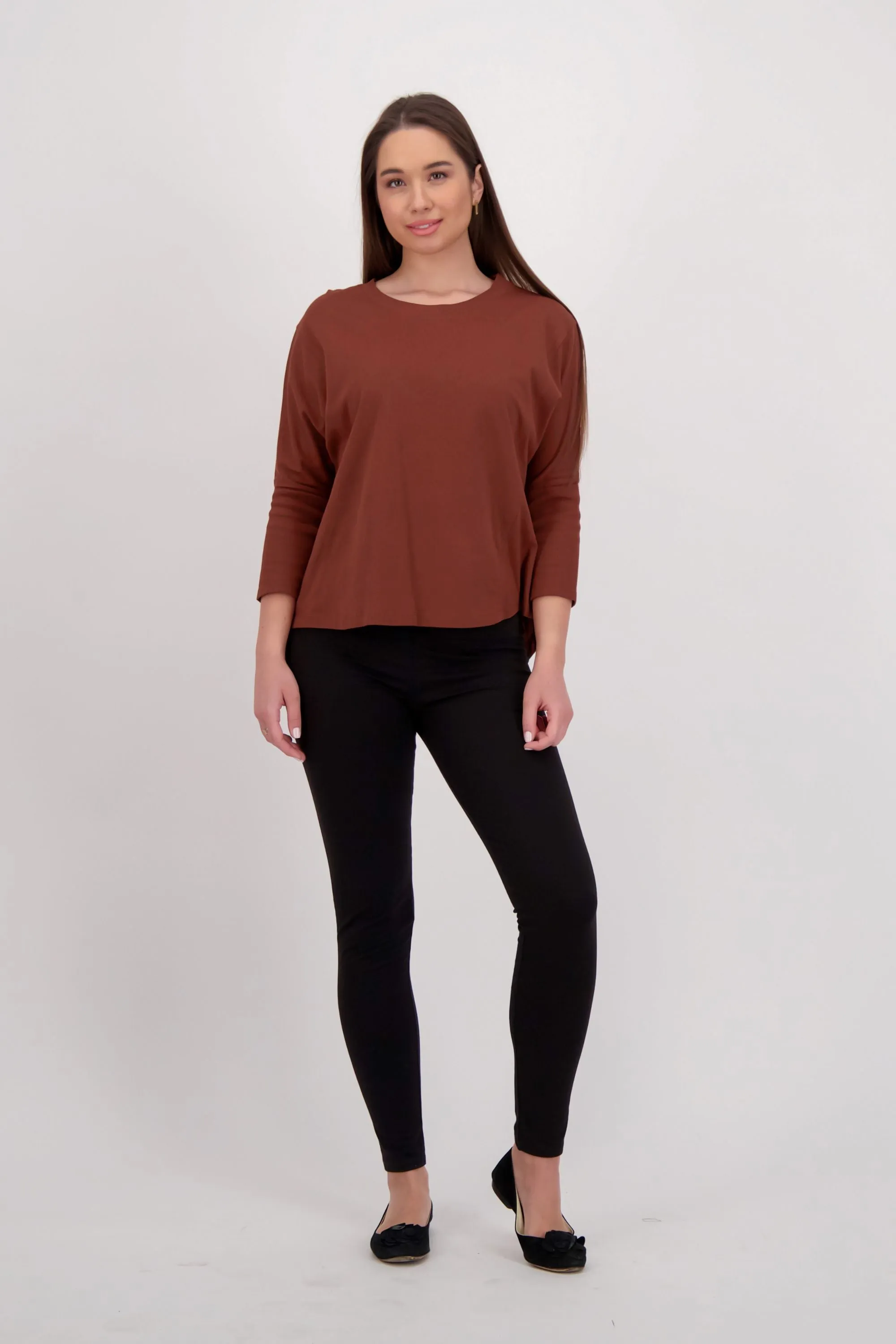 The Relaxed Fit Eco-Batwing Tee 