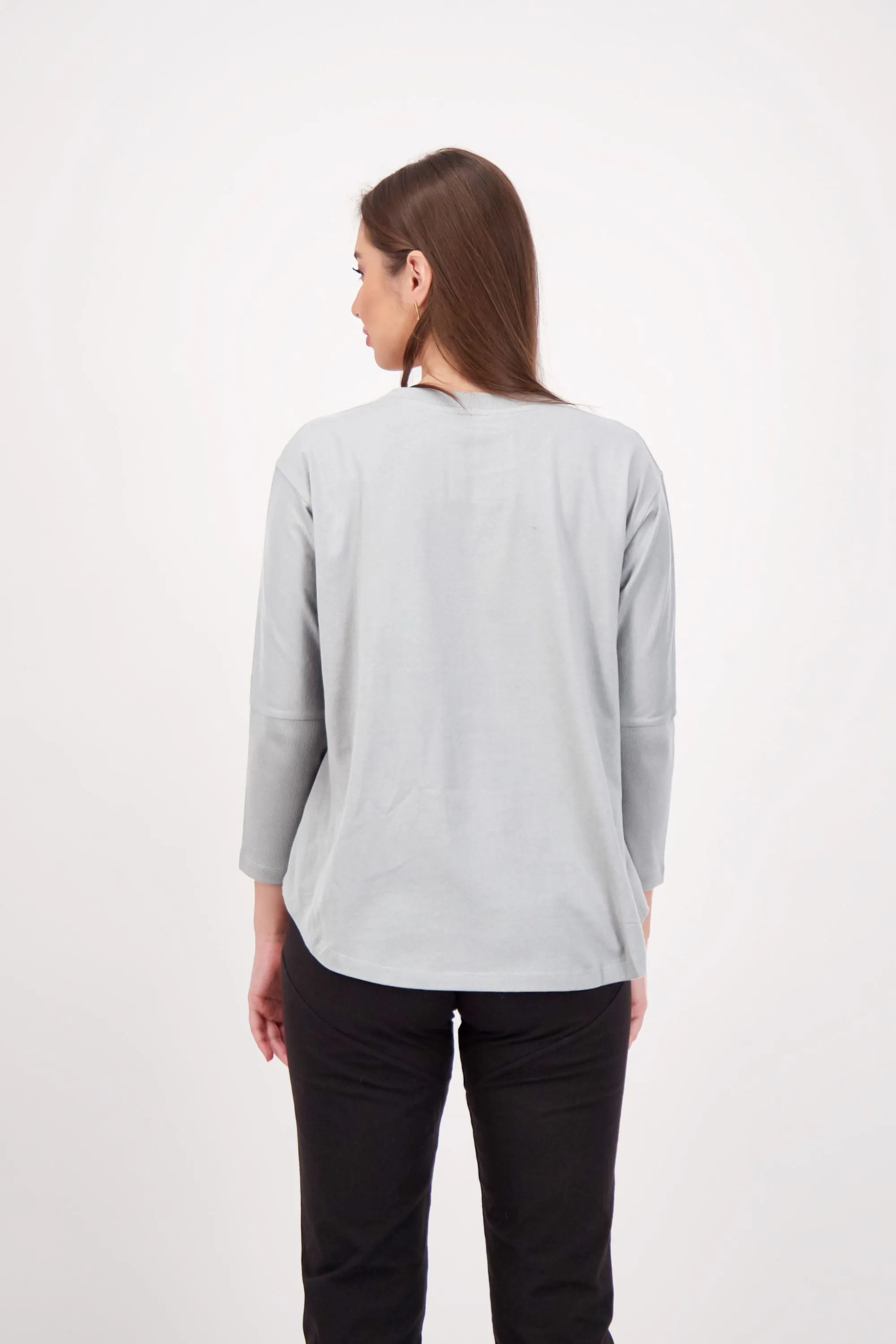 The Relaxed Fit Eco-Batwing Tee 