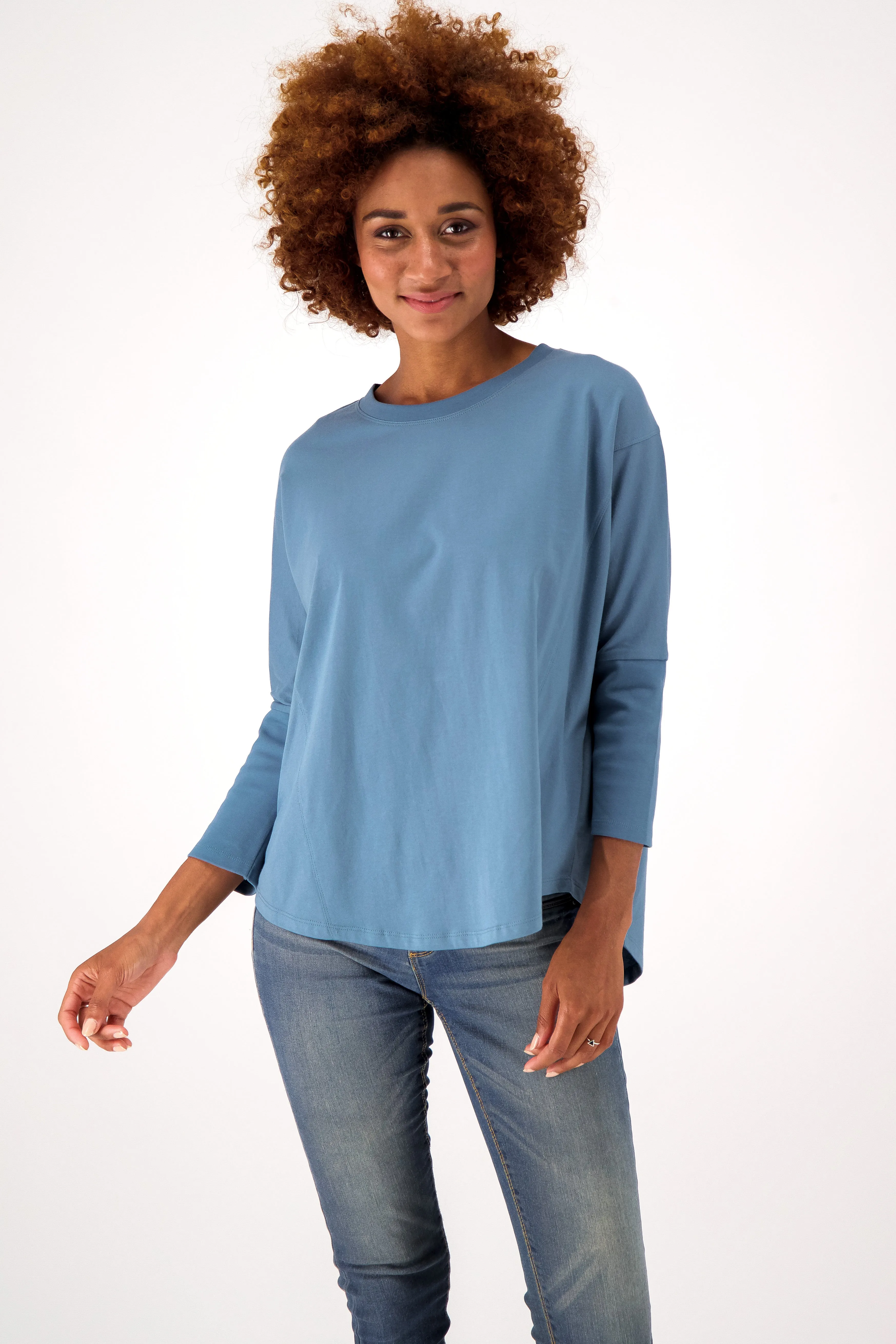 The Relaxed Fit Eco-Batwing Tee 