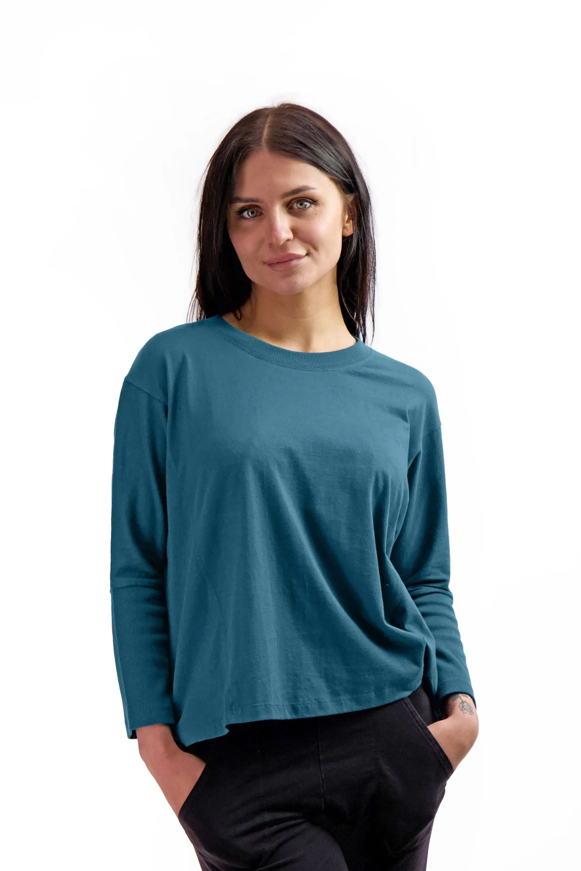 The Relaxed Fit Eco-Batwing Tee 