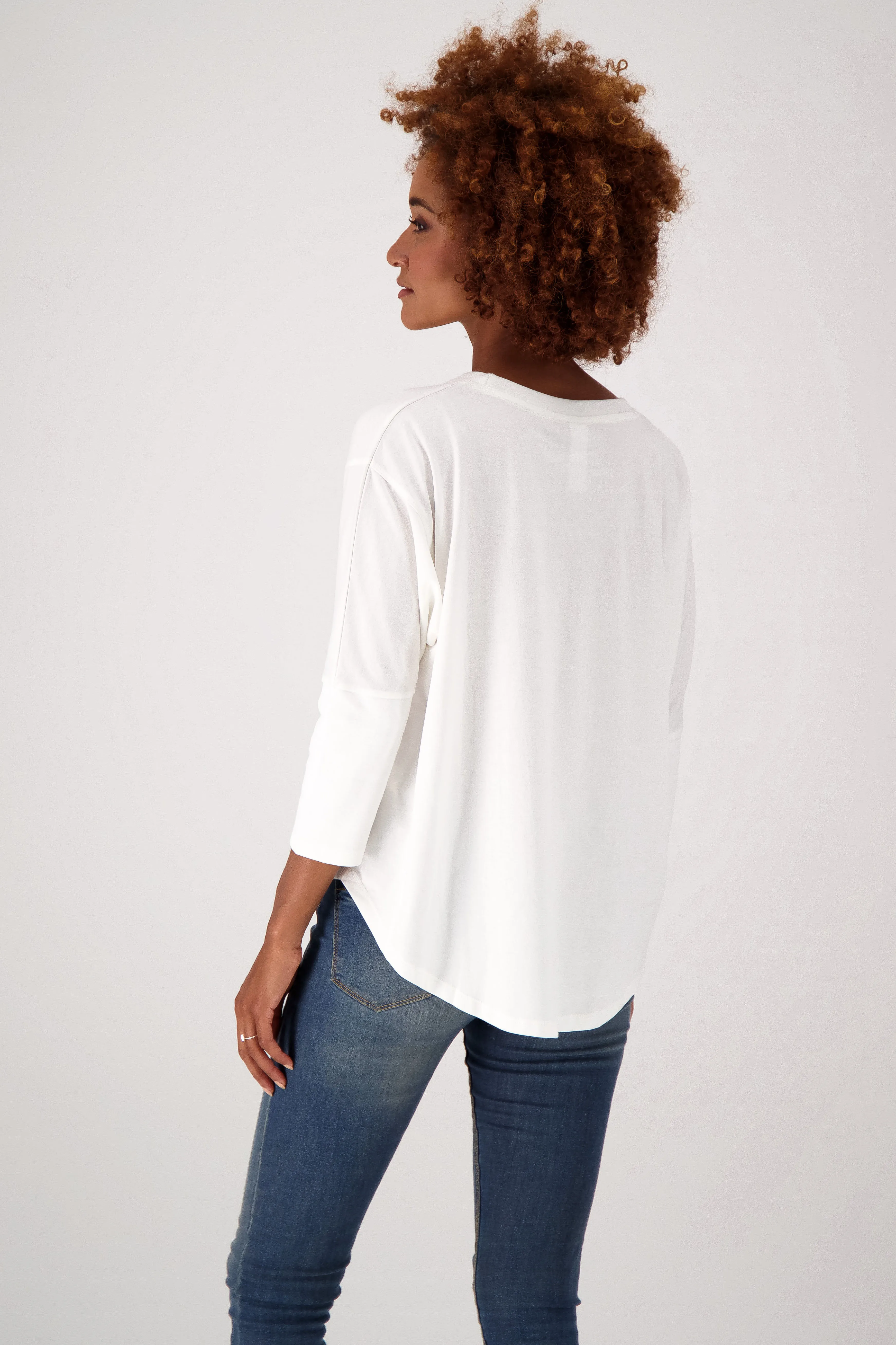 The Relaxed Fit Eco-Batwing Tee 