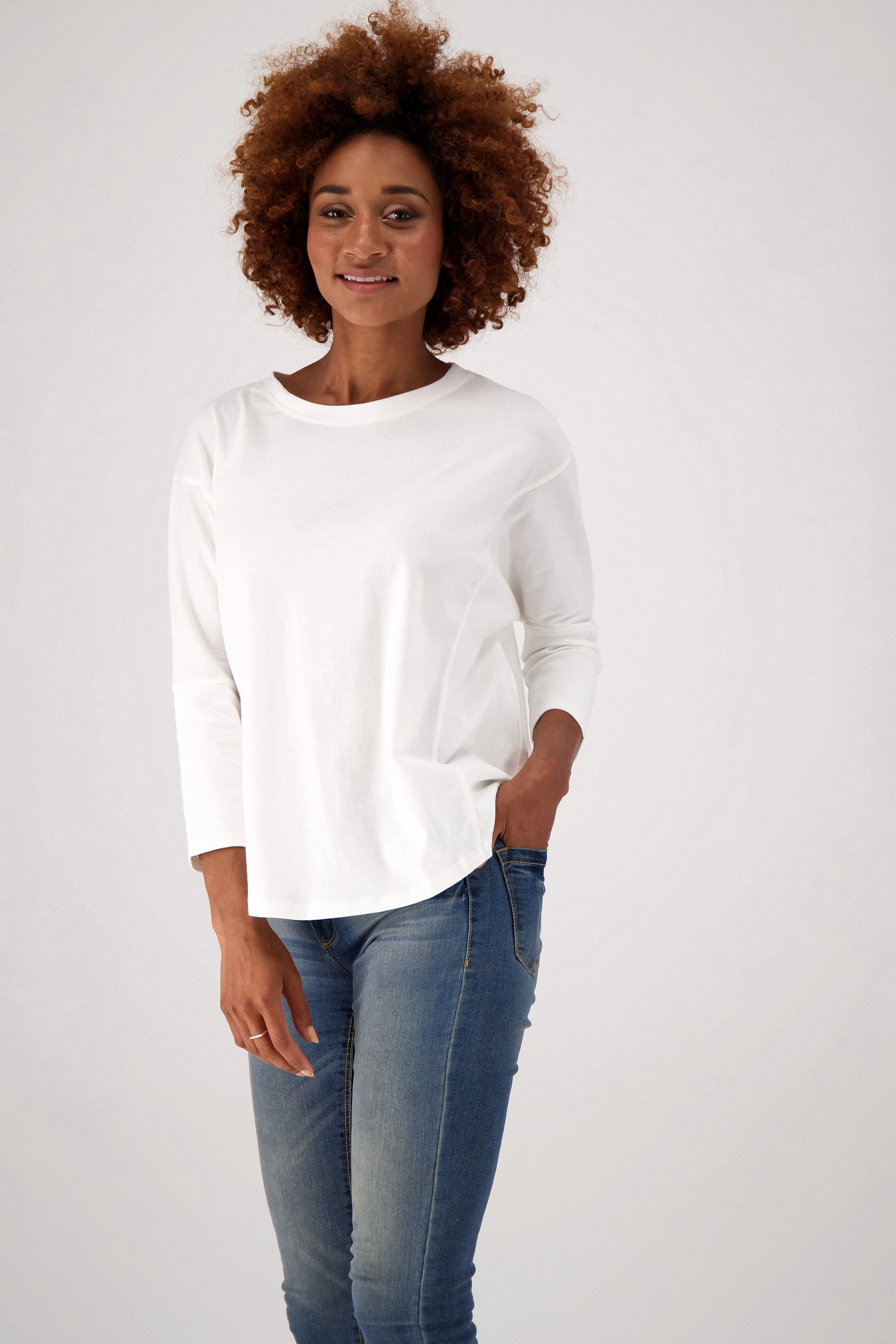 The Relaxed Fit Eco-Batwing Tee 