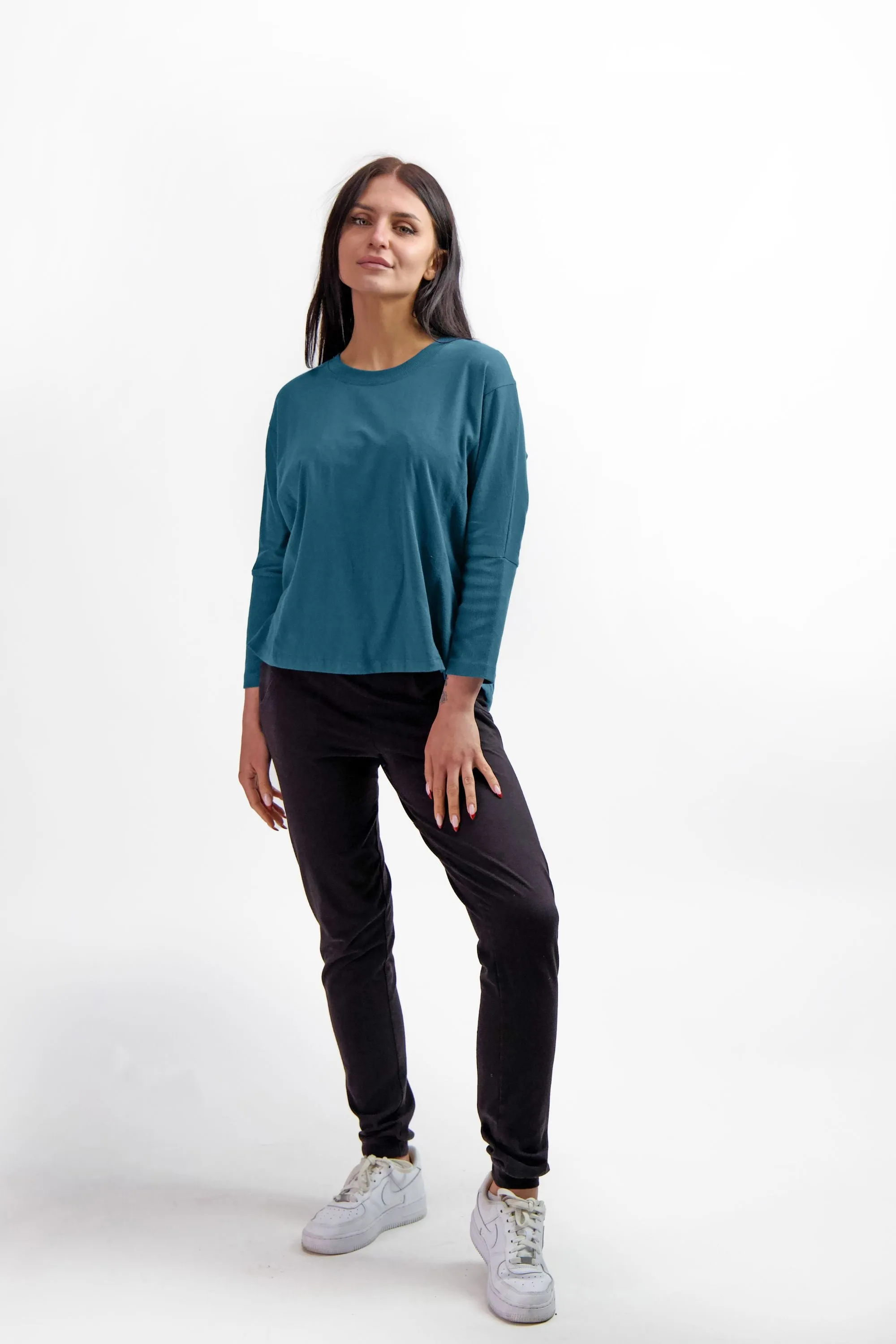 The Relaxed Fit Eco-Batwing Tee 