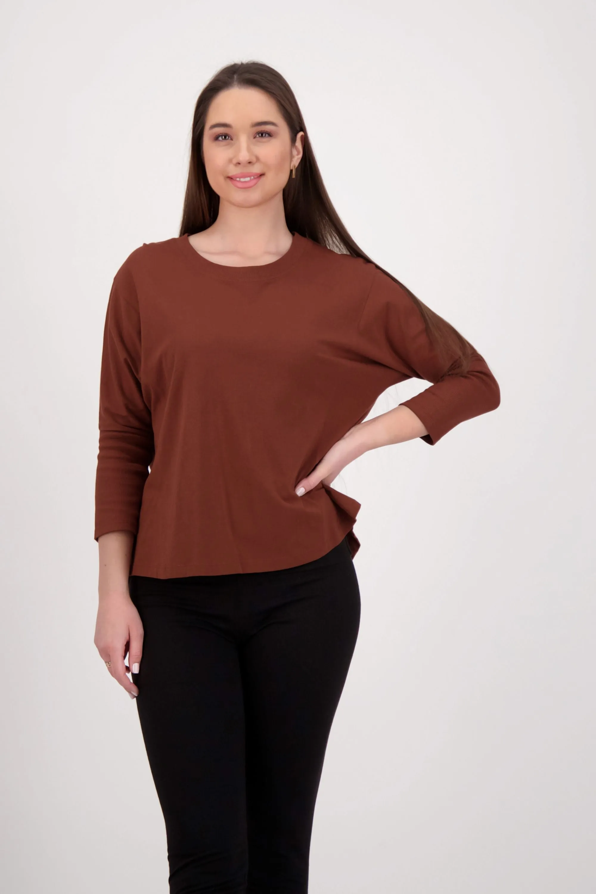 The Relaxed Fit Eco-Batwing Tee 