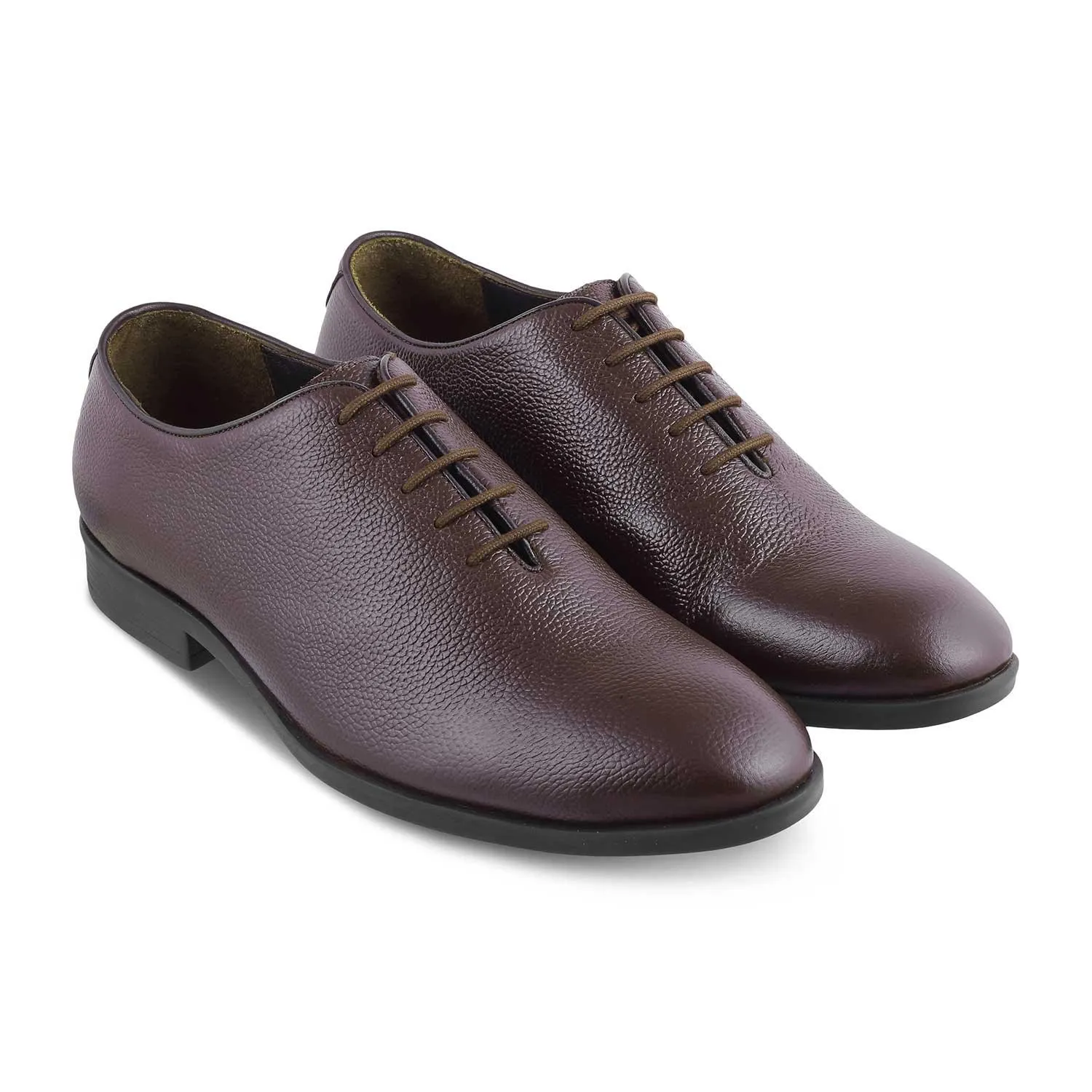 The Rofor Brown Men's Oxford Lace Ups Tresmode