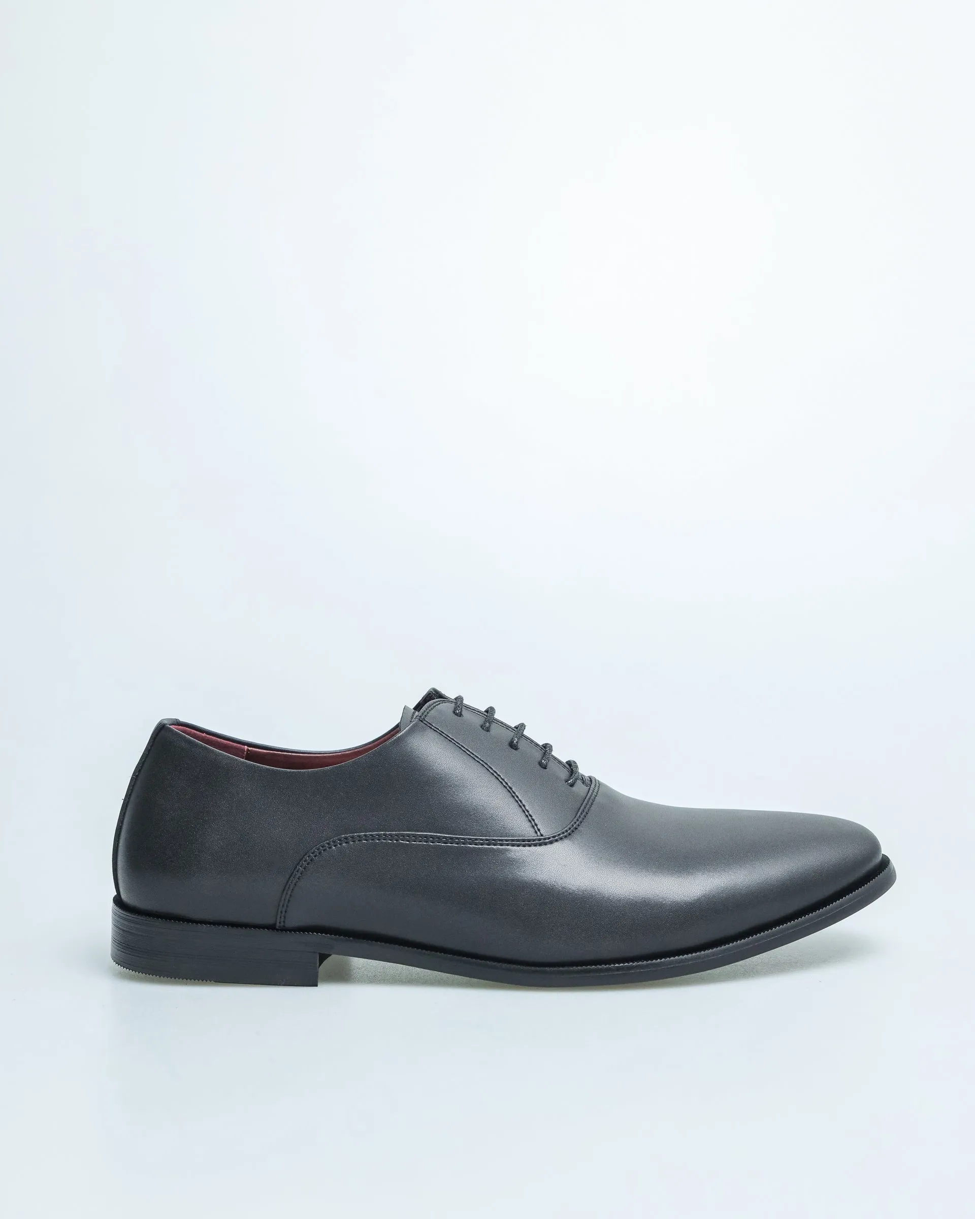 Tomaz HF058 Men's Plain Toe Oxford (Black)