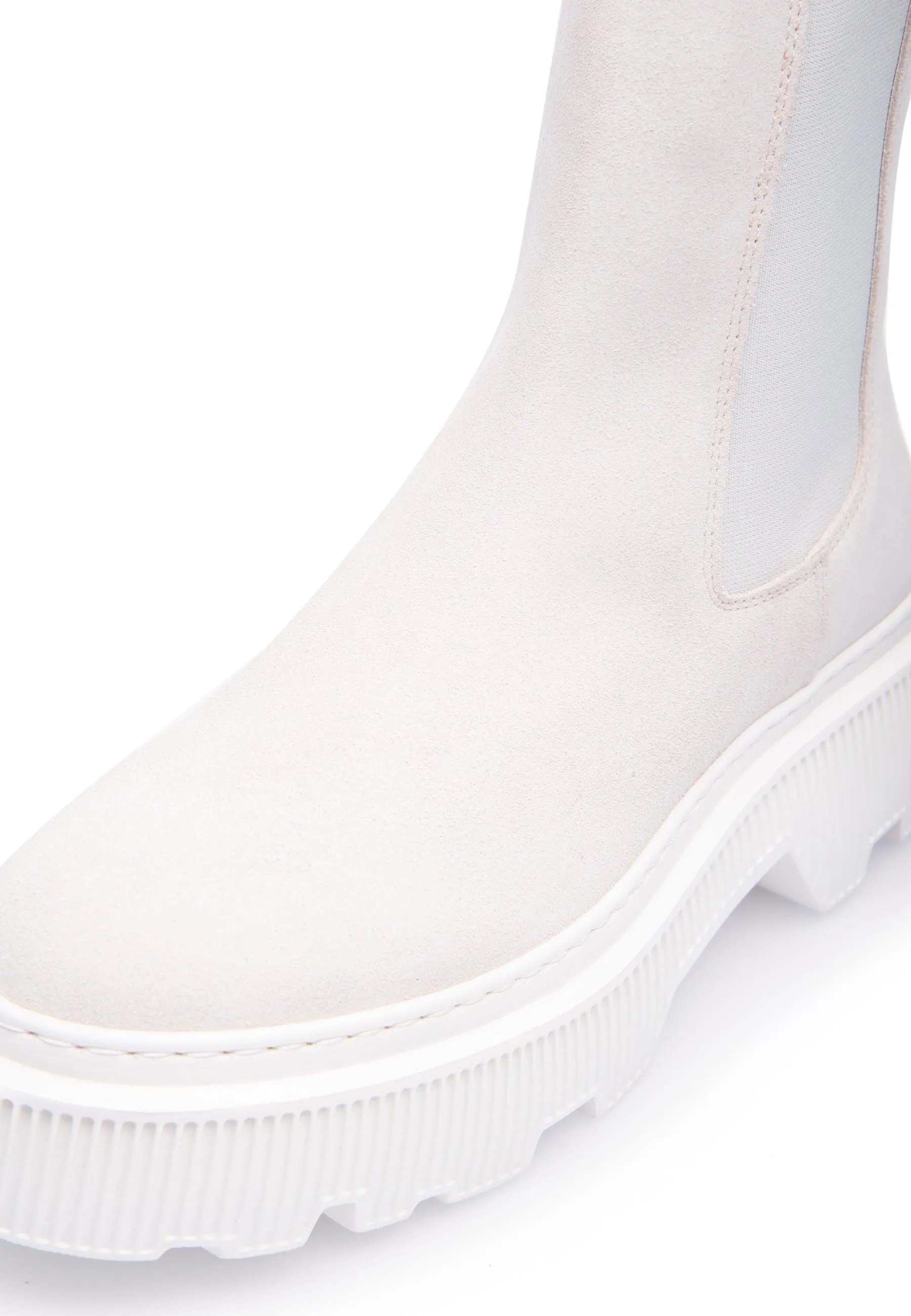 Trixy Pearl Grey Chelsea Boots