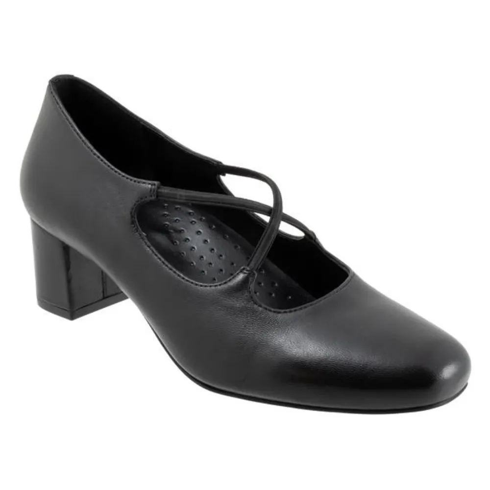 Trotters Demi Black Calf Dress Shoe (Women's)