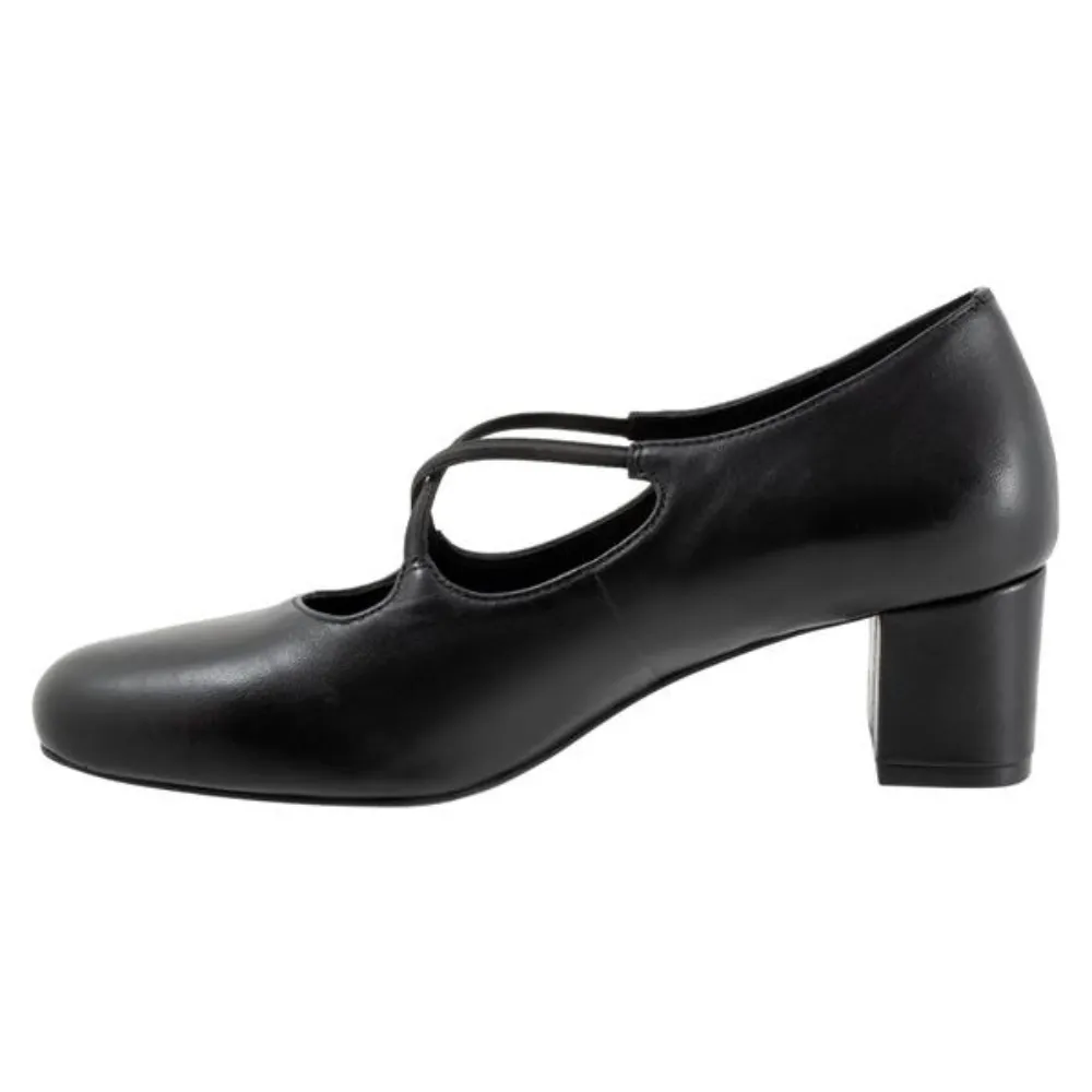 Trotters Demi Black Calf Dress Shoe (Women's)