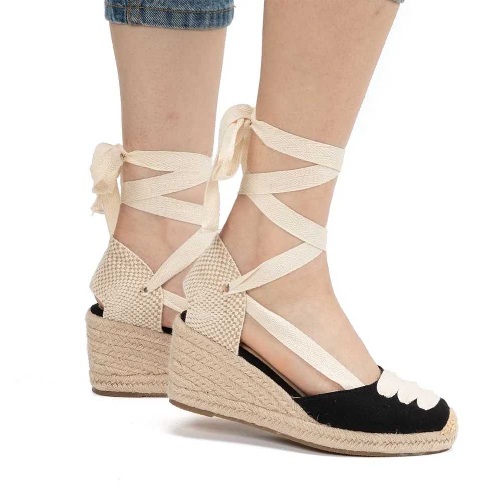 USS Shoes Albertina Women's Espadrille Wedges Sandals