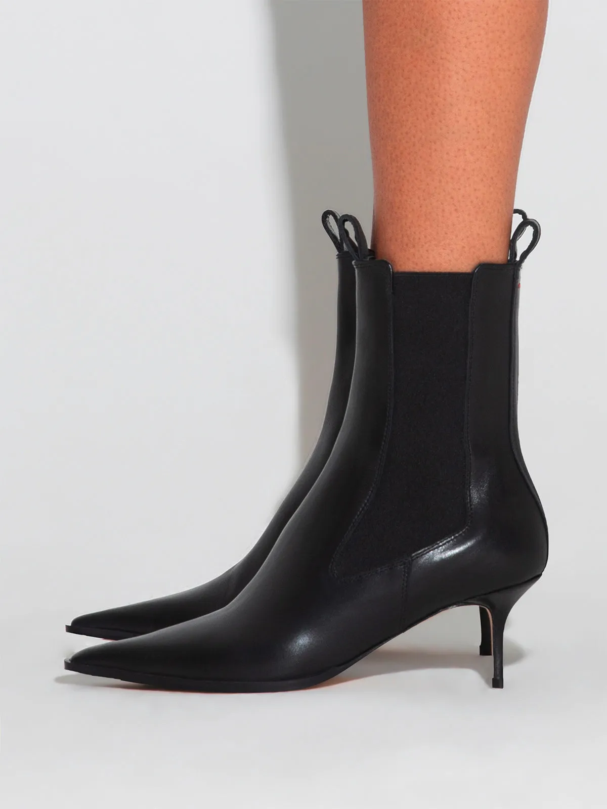 Valeria Leather Chelsea Boots