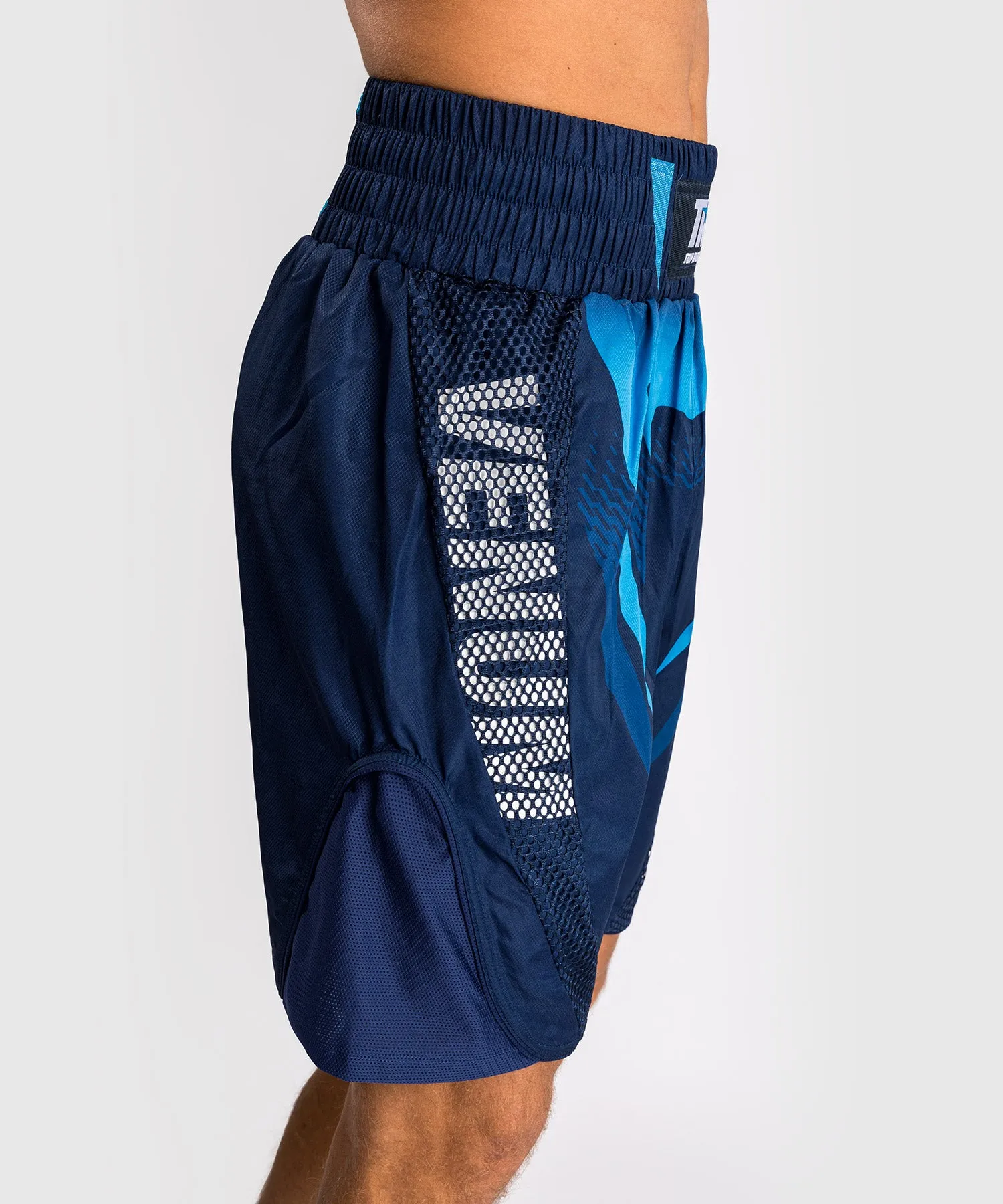 Venum X Top Rank Original Men's Boxing Shorts - Navy Blue