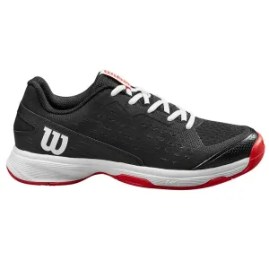 Wilson Rush Pro L Junior Tennis Shoe Black Red