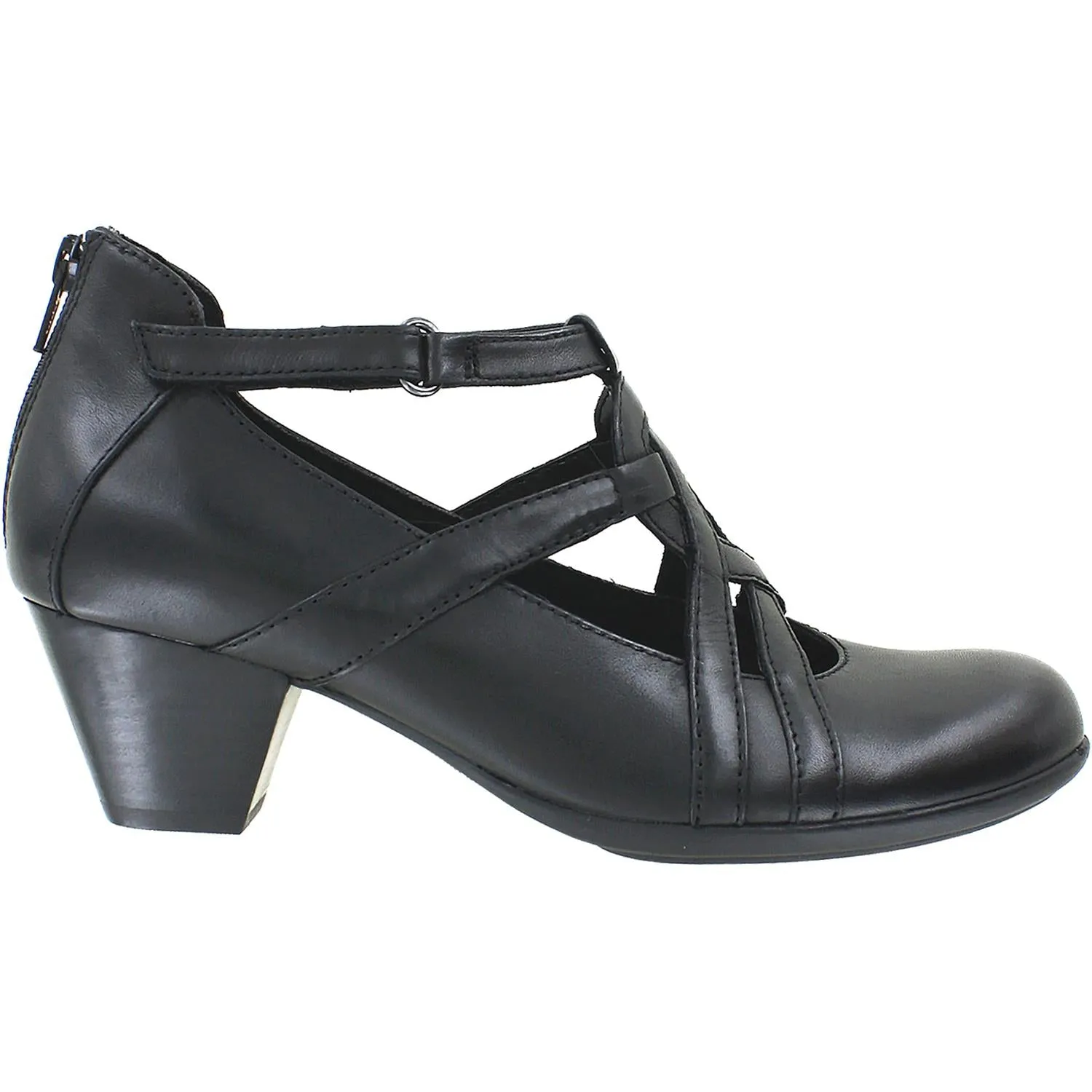 Women's Earth Virtue Black Leather