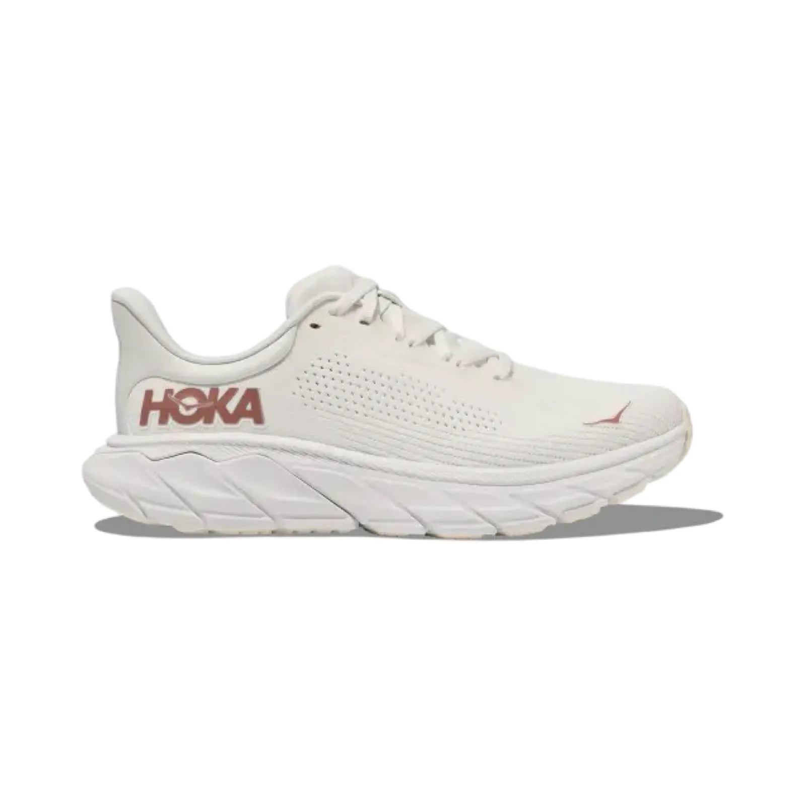 Women's Hoka Arahi 7 B Width White Rose Gold