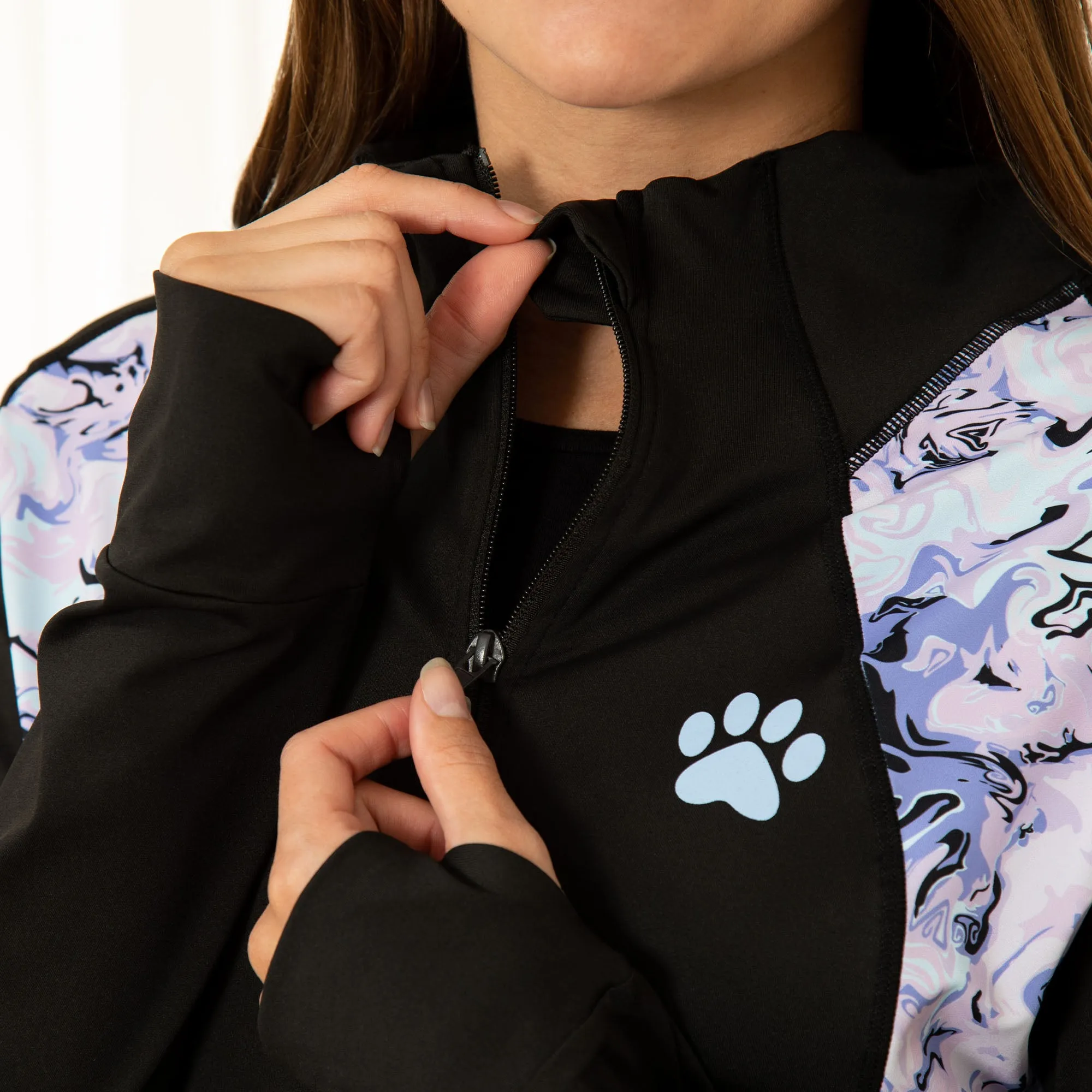 Yoga Paw Print Cross Over Separates