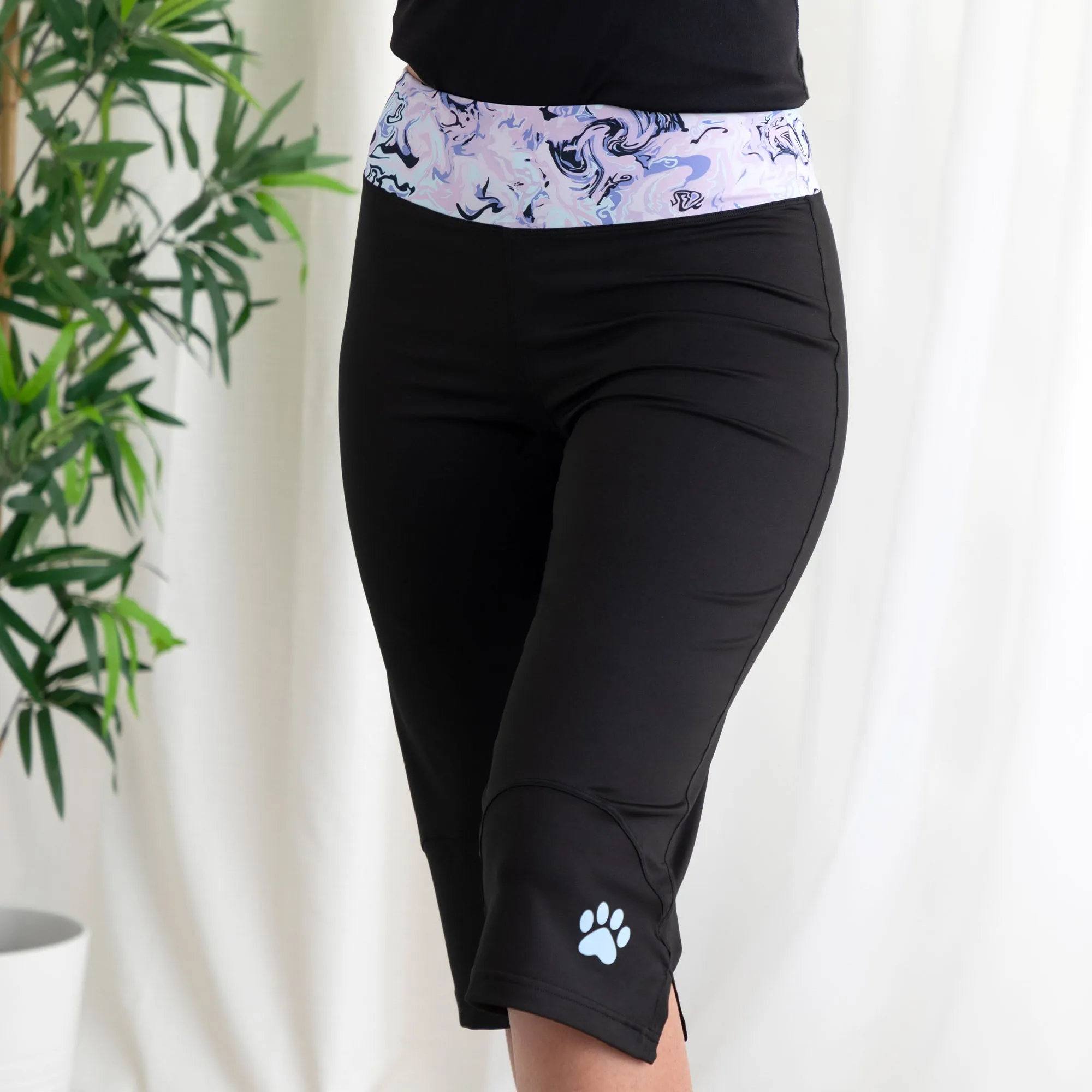 Yoga Paw Print Cross Over Separates